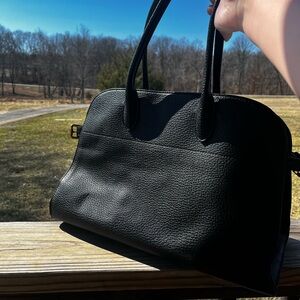 Margaux Black Leather Bag
